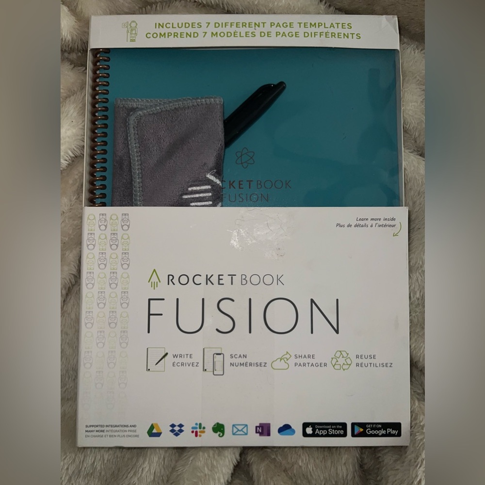 Rocketbook Fusion | Scannable notebook | Smart pad | Smart notebook